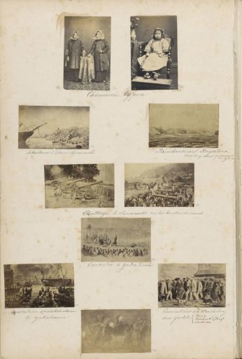 Capture of Japanese cannons after the bombardment of Shimonoseki (1863-1864) by British troops