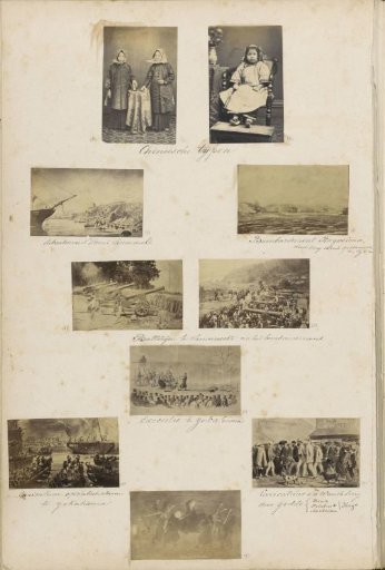 Photographic reproduction of (presumably) a drawing of an execution in Yokohama under the supervision of Western troops