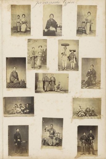 Portrait of two young Japanese women, standing