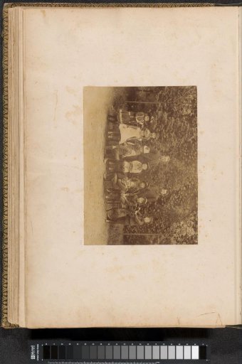 Group portrait of a school class with Claude August Crommelin (1878-1965) second from the right