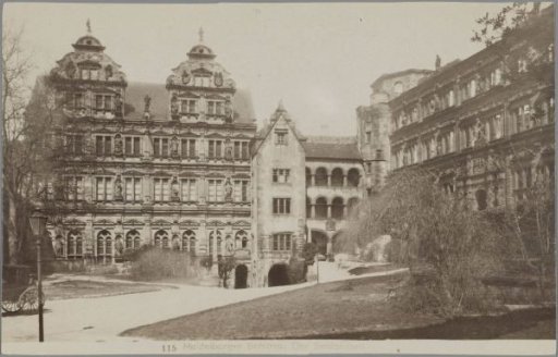 Heidelberg Castle with inner courtyard