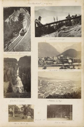 Train and passengers on the Rigi railway