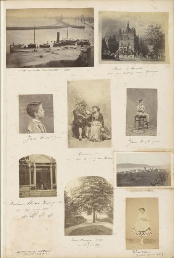 Portrait of a seven-year-old boy, sitting on a stool, designated as Jan T.N.