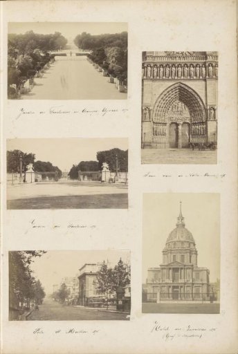 View of the Boulevard Saint-Martin and (on the right) the Porte Saint-Martin in Paris