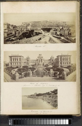View of Marseille and the harbor