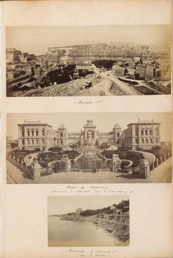 View of Palais Longchamps in Marseille