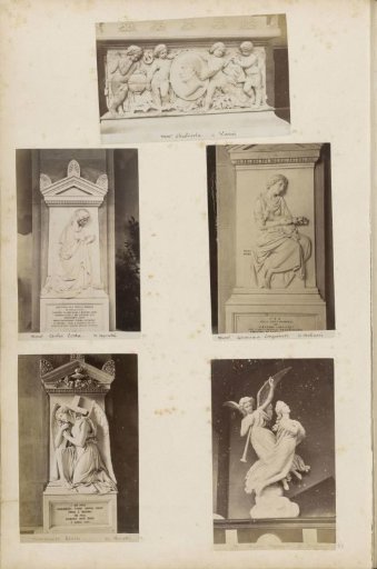 Chichisola monument at the Staglieno cemetery in Genoa