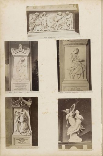 Geronima Carpaneto monument at the Staglieno cemetery in Genoa
