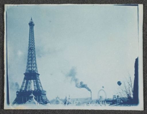 View of the grounds of the World's Fair of 1900 in Paris