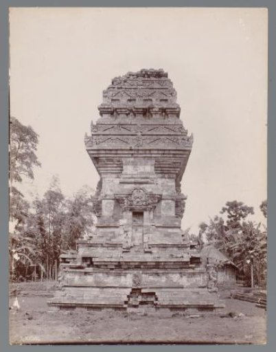 View of the East Side of the Temple of Candi Kidal, East Java