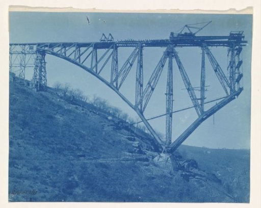 The construction of the Viaduc du Viaur