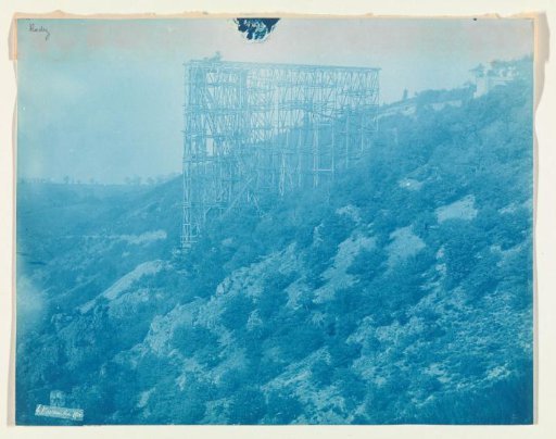Construction of the Viaur Viaduct in France by the Societé de Construction des Battignolles, 4 November 1900