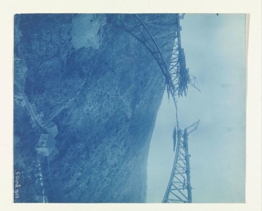 Construction of the Viaur Viaduct in France by the Société de Construction des Battignolles, 5 April 1902