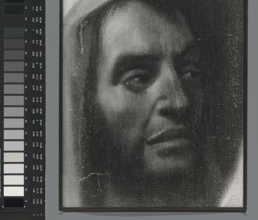 Photographic reproduction of a (detail) painting by Han van Meegeren