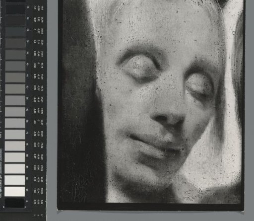 Photographic reproduction of a (detail) painting by Han van Meegeren