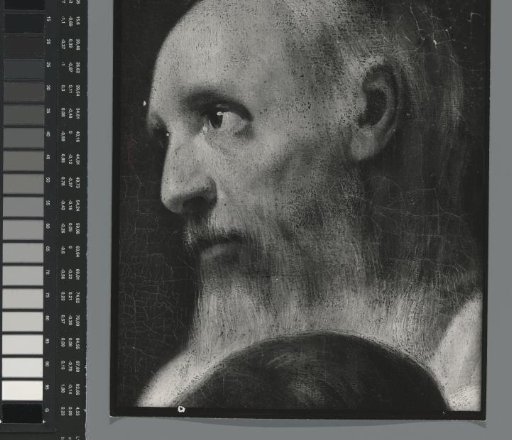 Photographic reproduction of a (detail) painting by Han van Meegeren