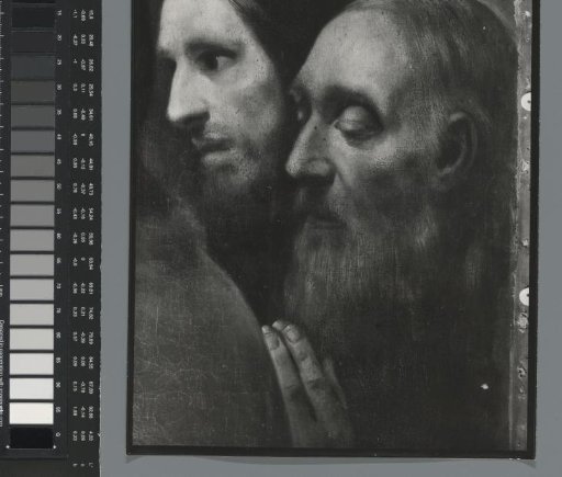Photographic reproduction of a (detail) painting by Han van Meegeren