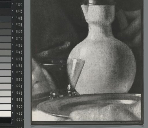 Photographic reproduction of a (detail) painting by Han van Meegeren