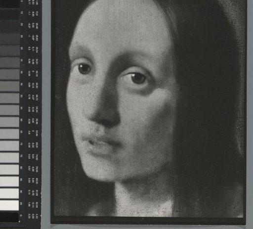 Photographic reproduction of a (detail) painting by Han van Meegeren