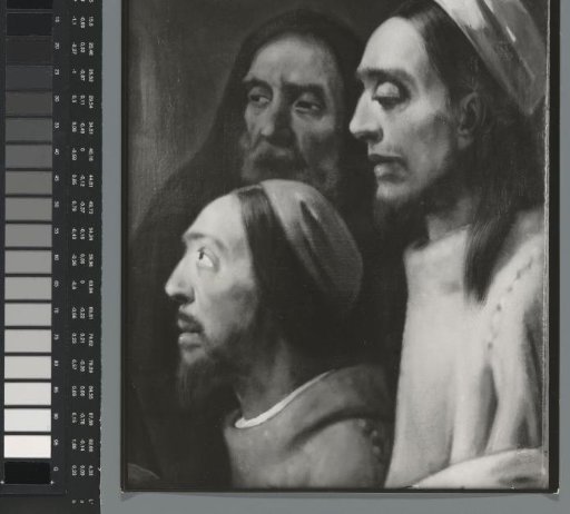 Photographic reproduction of a (detail) painting by Han van Meegeren