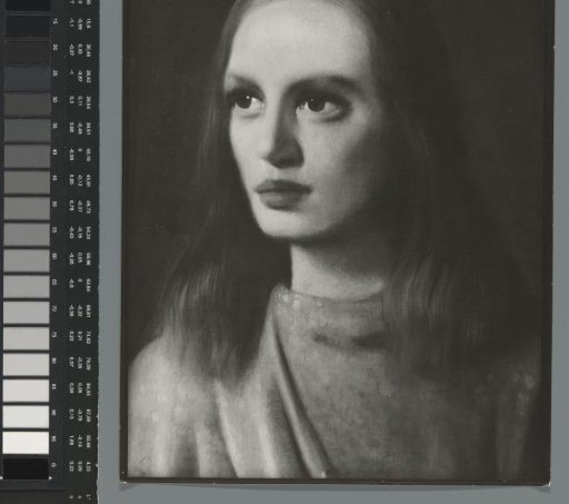 Photographic reproduction of a (detail) painting by Han van Meegeren