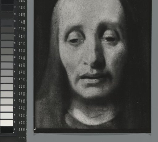 Photographic reproduction of a (detail) painting by Han van Meegeren