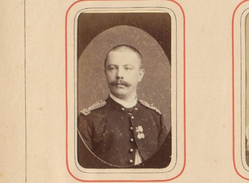 Portrait of an Unknown Man in Military Uniform