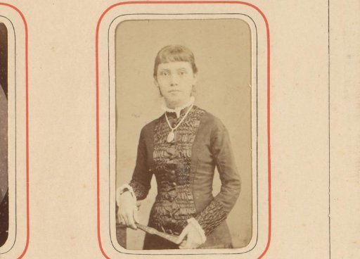 Portrait of an Unknown Woman with a Fan