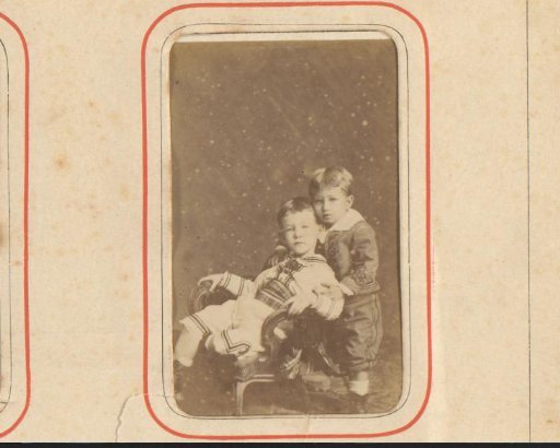 Portrait of Two Unknown Children