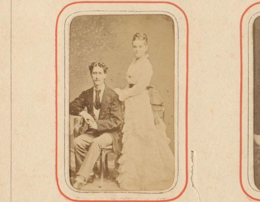 Portrait of Two People, Possibly Margo de Lange and August Kessler