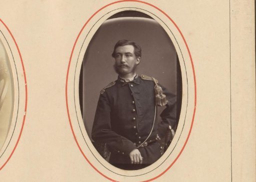 Portrait of an Unknown Man in Military Uniform