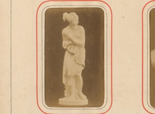 Photographic reproduction of a plaster copy of a Venus by Antonio Canova
