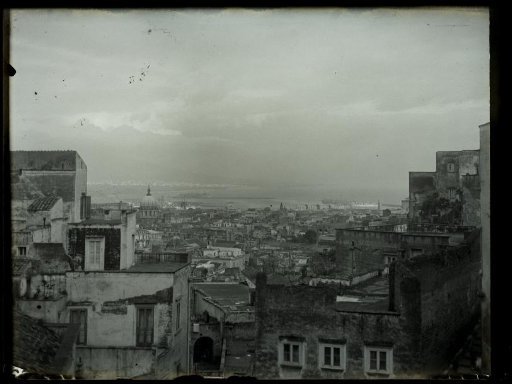 View of Naples, with the dome of the Basilica dello Spirito Santo on the left
