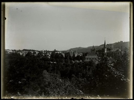 View of Bern, with the Bernisches Historisches Museum on the right, Switzerland