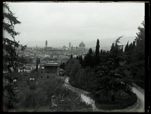 View of Florence from the Viale dei Colli