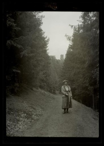 Film negative with a view of Eisenach