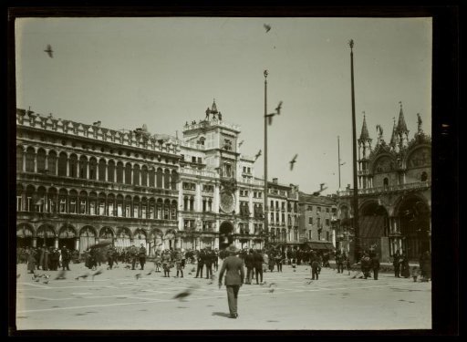 Film negative with a view of Venice