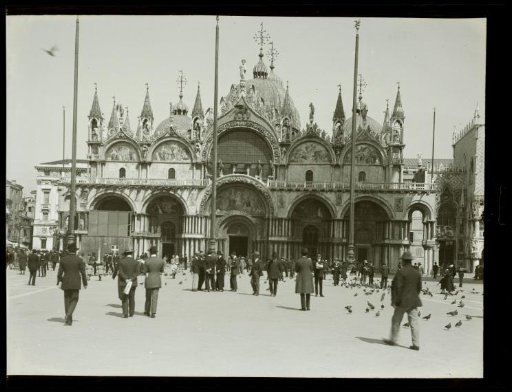 Film negative with a view of Venice