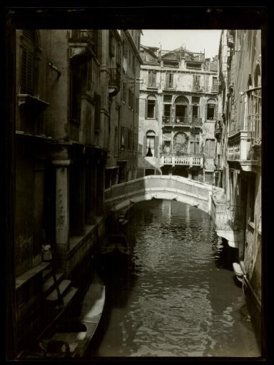 Film negative with a view of Venice