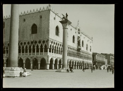 Film negative with a view of Venice