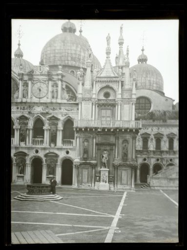 Film negative with a view of Venice
