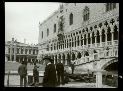 Film negative with a view of Venice