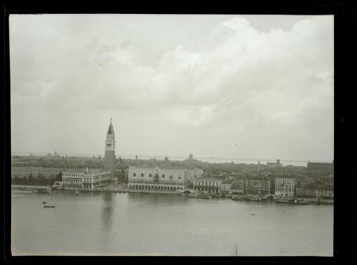 Film negative with a view of Venice