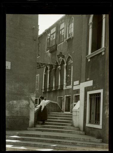 Film negative with a view of Venice