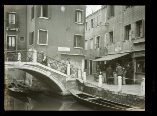 Film negative with a view of Venice