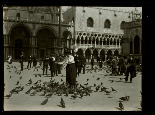Film negative with a view of Venice