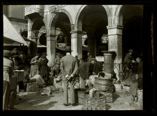 Film negative with a view of Venice