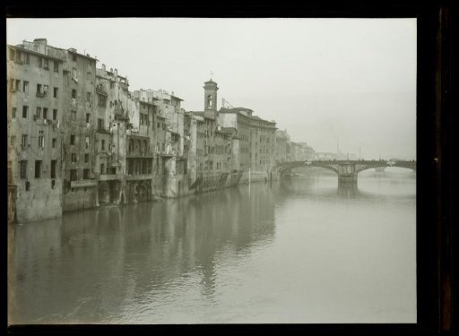 Film negative with a view of Florence