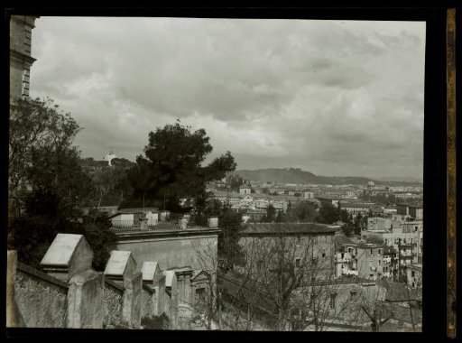 Film negative with a view of Rome
