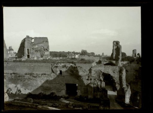 Film negative with a view of Rome